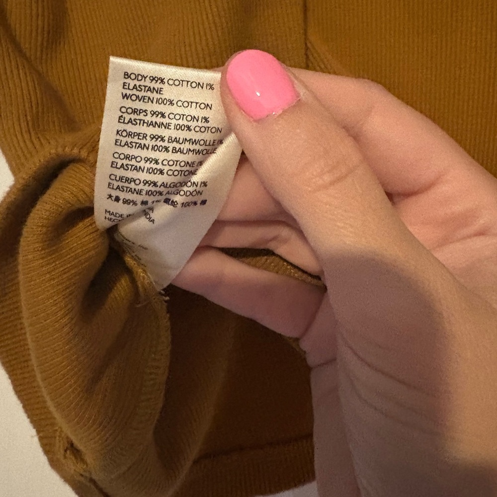 Maeve Anthropologie Puff Sleeve Ribbed Top - Picture 6 of 7